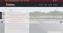 Desktop Screenshot of amalgamatedasphalt.com.au